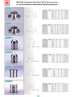 handrails, balustrades, metal building materials