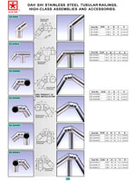 handrails, balustrades, metal building materials